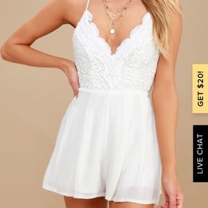 Lulus white romper